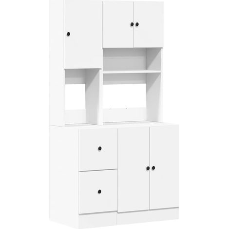 Maison Exclusive - Mobile da Cucina Bianco 95x50x180 cm Legno Multistrato
