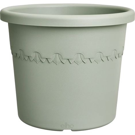 Elho Algarve Cilindro 25 - Vert - L 25 x B 24.5 x H 21 cm - extérieur - 100% recyclé (1/5)