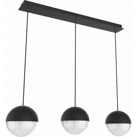Lampadario Candellux Furni 3 LED 15W 4000K nero acrilico (1/4)