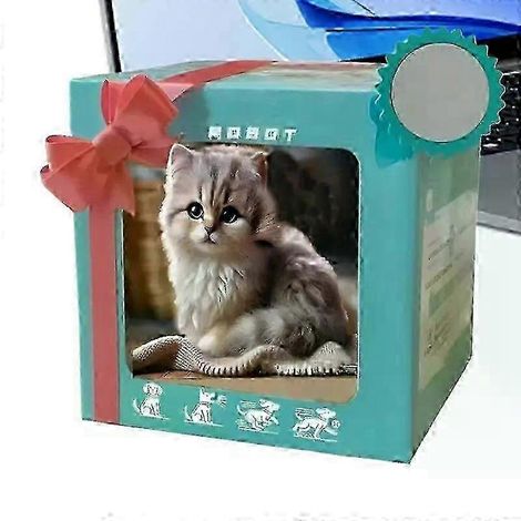 Chat robot de compagnie, jouet en peluche réaliste et interactif pour enfants, filles et adultes, idéal pour l'intérieur.
