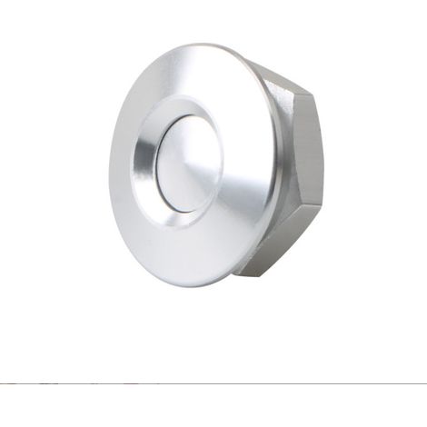 Chiusure a sgancio rapido per auto, fibbia di contorno del cofano in alluminio, kit targa paraurti GM (argento), 2 confezioni (1/5)
