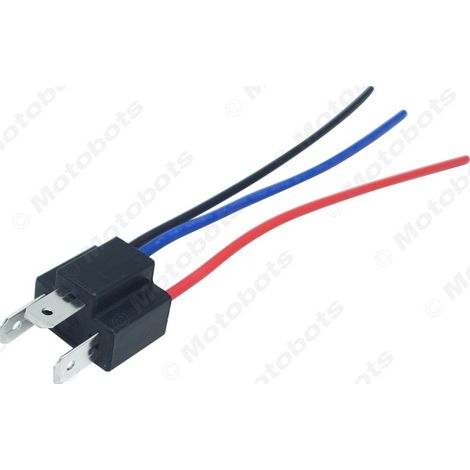 Car headlight H4 lamp holder wire LED/HID lamp connector retrofit socket bulb plug male plug with wire (1/4)