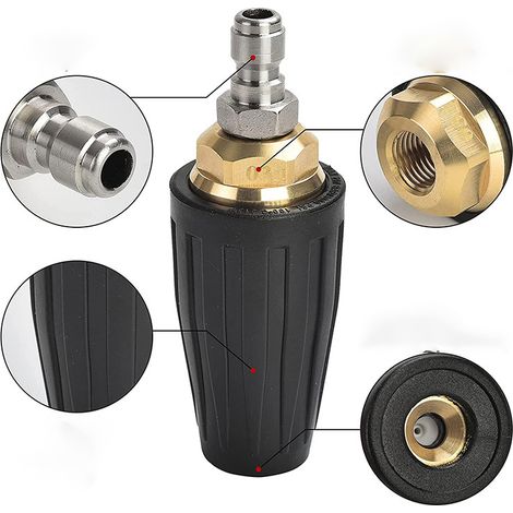 Buse rotative pour nettoyeur haute pression avec ouverture de 35 mm, 4000 psi (1/4)