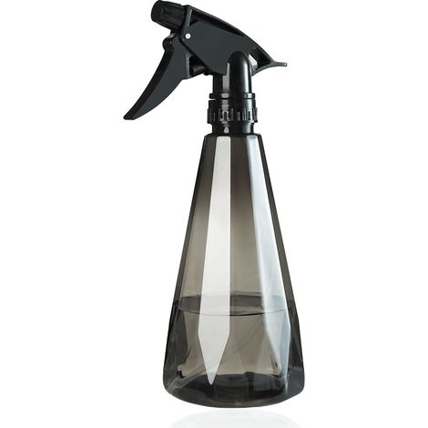 Spray Bottle - 500 Ml - Transparent Plastic - Adjustable Fine Mist Nozzle - Ergonomic Grip - For Gardening Cleaning Salon Use - 1 Pc (1/5)