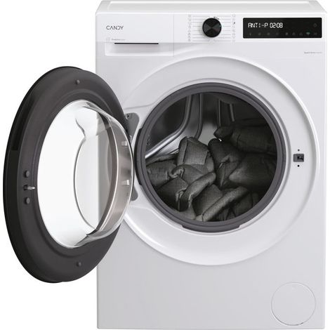 Candy ProWash 500, Lavatrice Carica Frontale 11 KG, 30% più efficente della classe A, 1400 giri, Bianco, Inverter, Vapore,