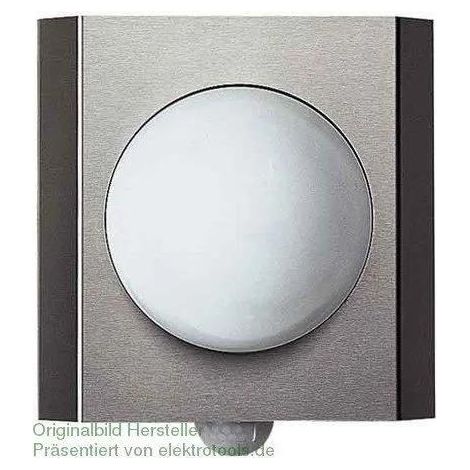 Albert Aplique de pared moderno acero inoxidable 75W E27