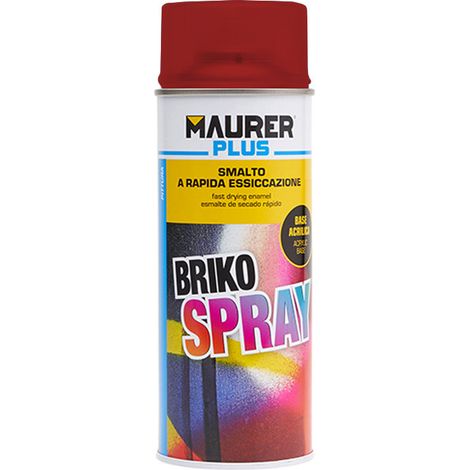 BRIKO SPRAY MAURER PLUS 400ML ROSSO SEGNALE RAL3001 (1/2)