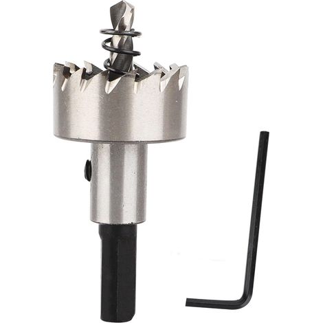 Foret HSS de 27 mm pour scie cloche - Kit d'outils robuste pour fer, alliage d'aluminium, plastique et bois, tige de 8 mm (1/5)