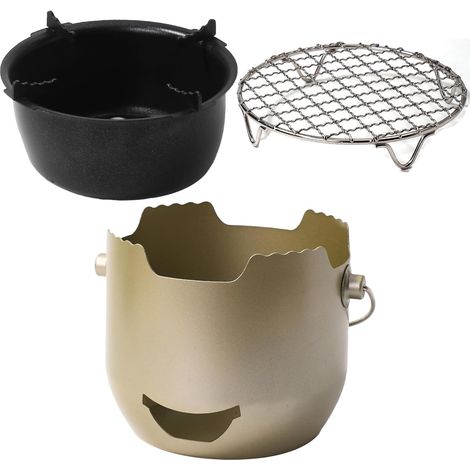 Petits barbecues au charbon de bois - barbecue de camping avec grille de (1/5)
