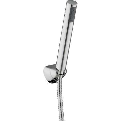 PaulGurkes Handbrause mit Schlauch und Halter Set Brausegarnitur Rund Stabbrause (1/5)