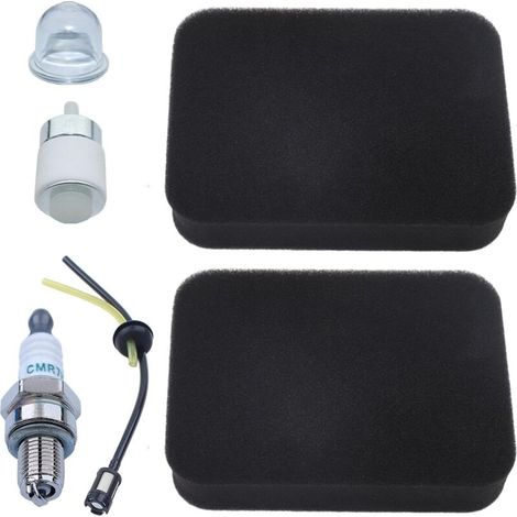 LinDuxe Luftfilter 502844401 150BT für Husqvarna 150BT, 350BT, 560BTS, 350BF, 150BF, 560BFS, Red Max EBZ5100, EBZ650 Laubbläser mit Zündkerzen- und Primerpumpen-Tuning-Kit (1/3)