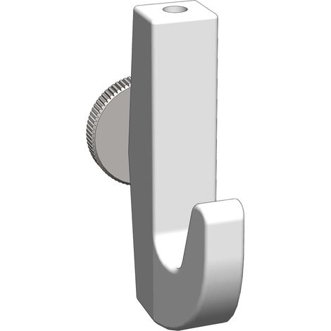 RONTEC Bilderschienen-Klemm-Bilderhaken 7 kg Aluminium vernickelt