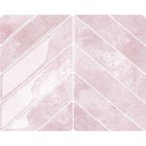 JSSEVN – 3D-Epoxidharz-Chevron-Wandaufkleber, normkonform für Küchen und Badezimmer (1/5)