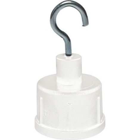 Crochet Guirlande - En Métal - Pour Extérieur Jardin Terrasse - Blanc - Lot De 1 (1/3)