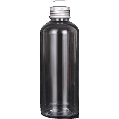 Botellas recargables, diseño portátil, múltiples opciones de capacidad, 120 ml, tapas de aluminio plateado. (1/2)