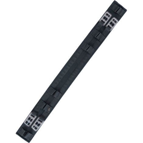 40 cm, Noir: Sangle en tissu rembourré et renforts en nylon pour selle enfant