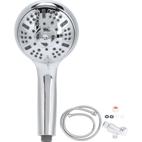Tête de Douche Haute Pression 9 Fonctions avec Connecteur G1/2 pour Salle de Bain (1/5)
