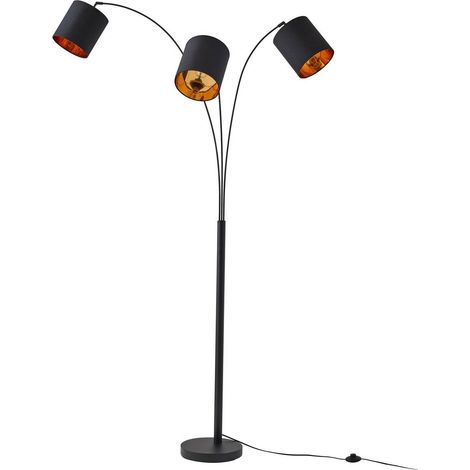 Floor Lamp 'Nanika' made of Metal for Living Room & Dining Room