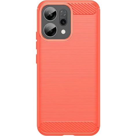 (Rouge, OPPO Reno15) Coque souple givrée, matériau TPU givré antichoc, robuste et durable, avec un cadre de protection. (1/5)