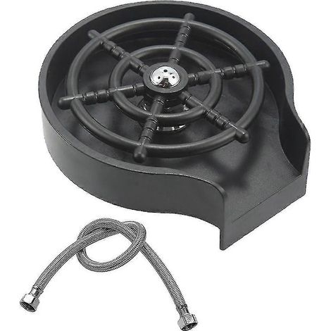 Nettoyeur de vitres automatique, nettoyeur de tasses à café de bar, nettoyeur de pichets d'évier, noir (1/5)