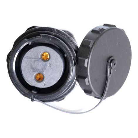 Connecteur circulaire RS PRO, Standard 2 contacts, Montage panneau, raccordement A visser ( Prix pour 1 )