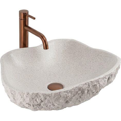 Rea Countertop Basin Isla Greige (1/5)