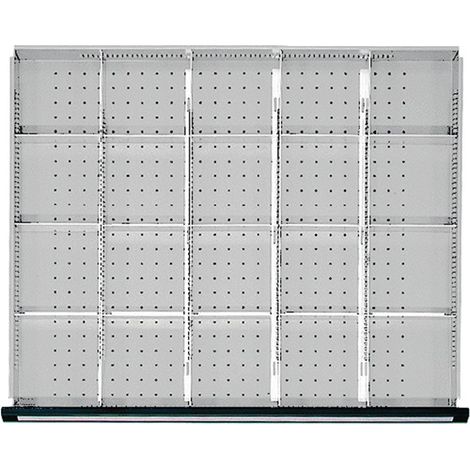 Trennbleche für Schubladenschränke, für Schrankbreite 910 mm für Schubladenhöhe (1/2)