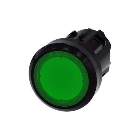Interruptor Siemens 3su1001-0aa40-0aa0 iluminado redondo IP66