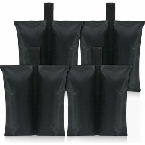 Lot de 4 sacs de sable 600D très résistants, pour pieds de tente de terrasse, parasol d'extérieur, échelle de piscine (1/4)
