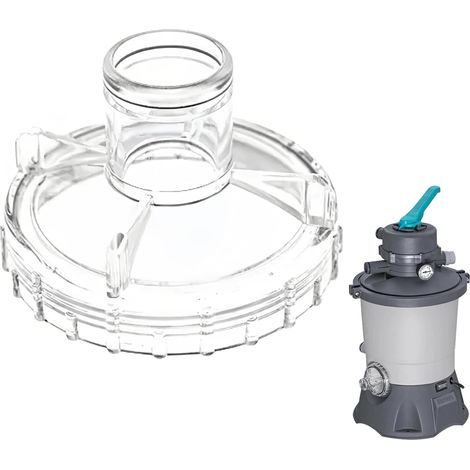 P6665 Pool Pump Sand Filter Cover Parts for Bestway Flowclear Filter Pumps, Replacement for Above Ground Pool Filter Pump (1/5)