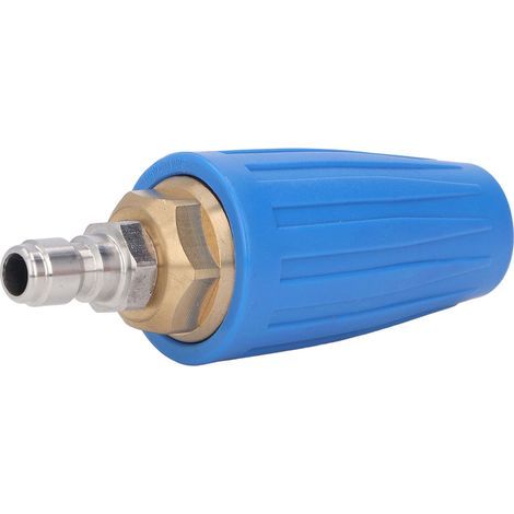 Buse turbo haute pression 1/4 po, 3 600 PSI, 3,0 GPM, embout de pulvérisation rotatif, outil de nettoyage à connexion rapide (1/5)