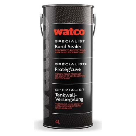 Watco Tankwall-Versiegelung, zweikomponentige Epoxidharz Beschichtung, Schwarz 4L (1/4)