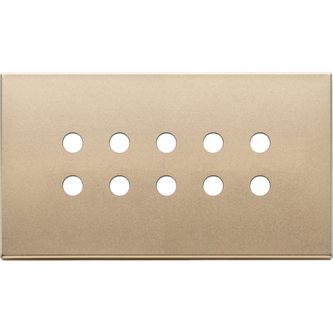 VIMAR - 22699.RN.88 Platte 5Mx10 BS Rund Satin Gold