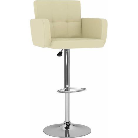 Maison Exclusive - Sgabelli da Bar 2 pz Crema in Similpelle (1/5)