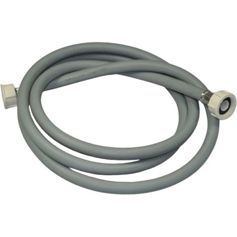 Tuyau d'arrivée d'eau universel livré sans les joints 20/27 avec raccords droits (L3000mm 3/4 F x 3/4 F)