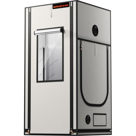 Spider Farmer Growzelt Indoor Grow Tent Pro 90x90x180cm 2000D High Reflective
