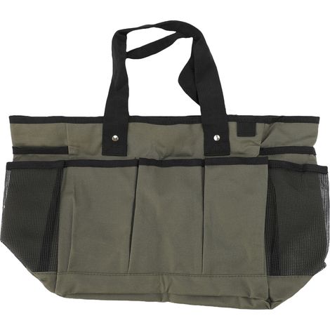 Sac à outils de jardin multifonction double couche en Oxford 600D pour outils de plantation, de repiquage et de taille (1/5)