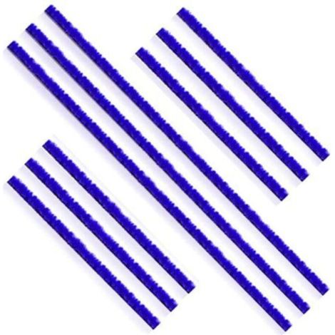 9PCS Bandes en Peluche pour Dyson V6 V7 V8 V10 V11, Soft Plush Stripe Bandes, Bandes de Rechange, pour Dyson Aspirateur Brosse Electrique Bande Autocollante, 3 Longues 6 Courtes Bande Peluche Douce