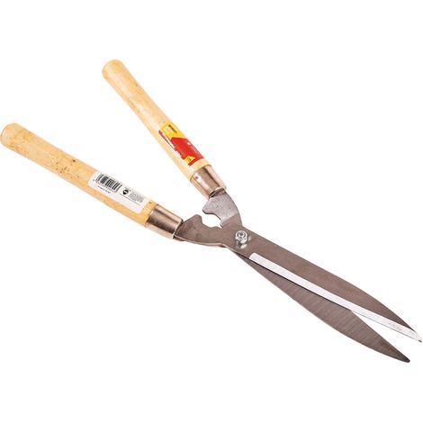 Garden Shears 8"" Secateurs Hedge Wooden Handles Garden Pruning U0700 (1/4)