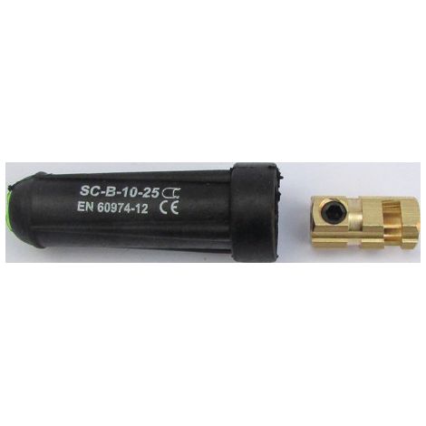 Raccord de câbles de soudage prise de terre KB 50