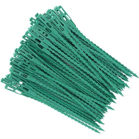 80 Pcs Accroche-Tuteurs pour Tomates Arbres Tuteurs de Plantes Attache et Soutien Réglable pour Plantes Serre-câble Lien en Plastique pour Jardinage Bricolage (1/5)