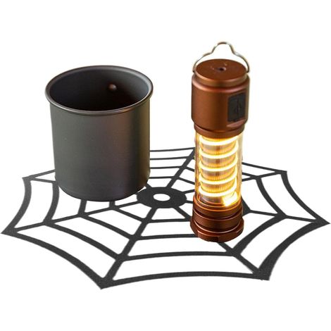 Plateau lumineux en acier inoxydable Support de lampe étanche pour barbecue et randonnée (1/5)