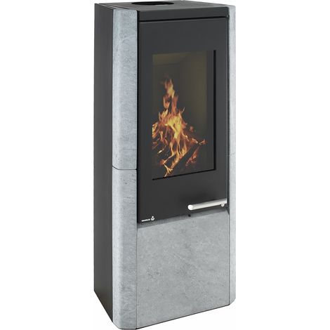 Kaminofen Typ11380-Methis schwarz Naturstein 8kW