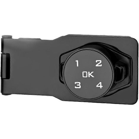 Serrure électronique à combinaison intelligente pour porte d'armoire, serrure antivol pour classeur, serrure à combinaison pour porte de réfrigérateur, 7,6 cm (3 pouces) (1/5)