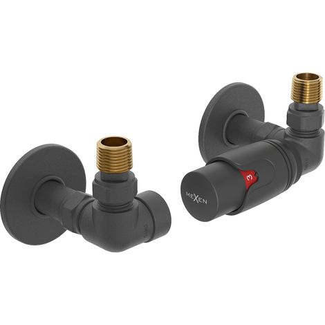 Mexen G00 axiales Thermostat-Set mit Verkleidung R, anthrazit - W903-900-904-66 (1/3)