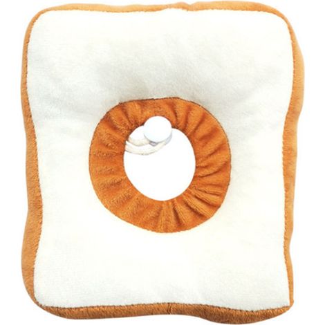 Collier post-opératoire rigide et léger en forme de tranche de pain grillé (toast), amusant et fonctionnel, taille L (1/5)