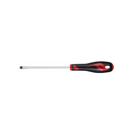 Destornillador plano de boca estampada                 Tamaño 1.6 x 10 mm Longitud 200 mm Varilla redonda