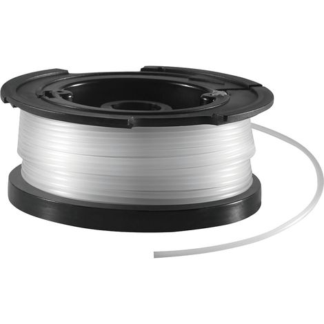 Bobine de Rechange pour Coupe-Bordures, Bobine Reflex, 10 m de Fil en Nylon Reflex, Fil de ⌀1,5 mm, A6481-XJ Noir/Transparent (1/5)