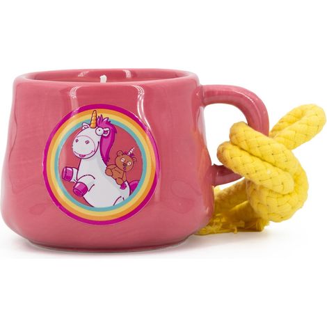 Bougie parfumée Minions « Fluffy », tasse en céramique, combustion 40h, idée cadeau, céramique, paraffine, coton