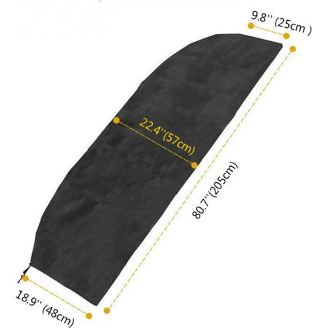Housse de Parasol Extra Large Parapluie Cantilever Imperméable et Coupe Vent Anti UV Jardin Extérieur avec F 205cm 1PCS (1/4)